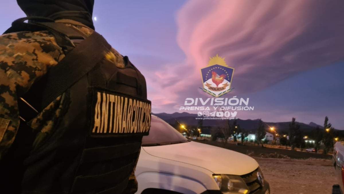 Detenido por vender drogas en cercanía a dos escuelas. Fuente: (Policía de Neuquén)