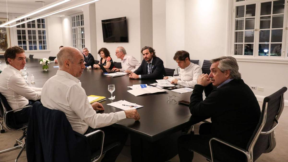 Reunión en Olivos. Fuente: (Twitter).
