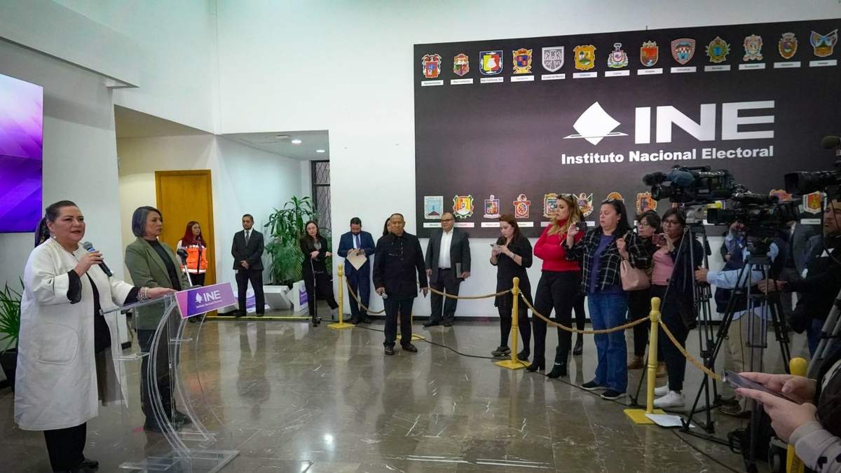 Guadalupe Taddei en la conferencia de prensa