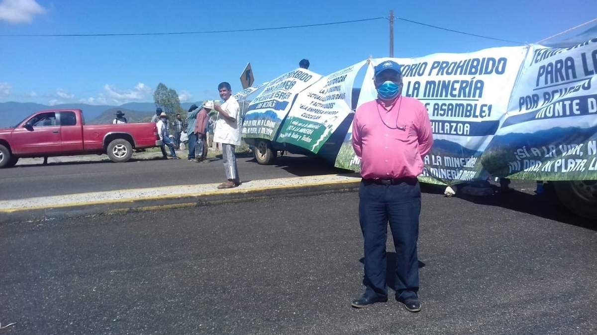 Defensores de derechos humanos acompañaron la protesta
