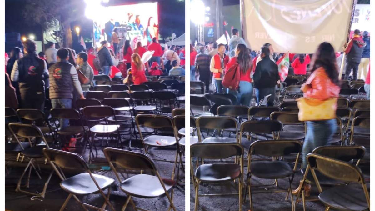 El evento en la Glorieta del Águila de Toluca