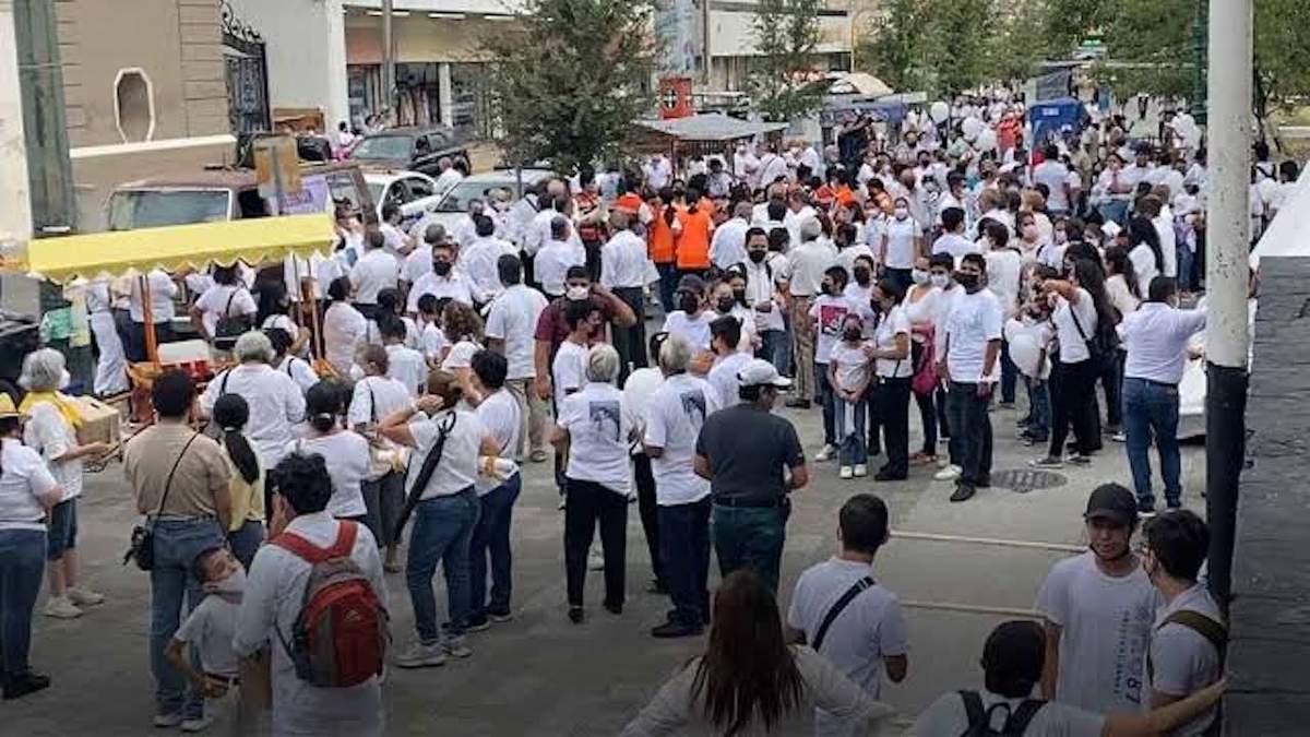 La marcha por la paz