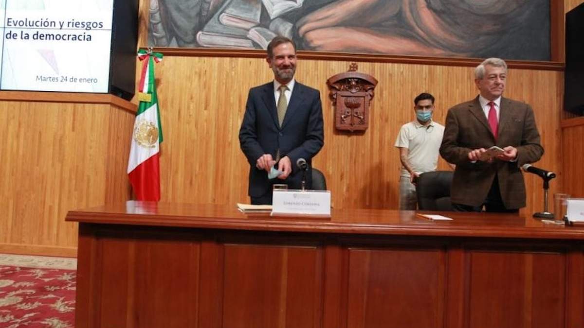 El consejero presidente del INE en su conferencia magistral