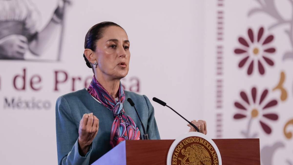 La presidenta Claudia Sheinbaum