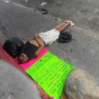 Junto a ejecutado dejan narcomensaje contra portal noticioso y funcionarios de Astudillo