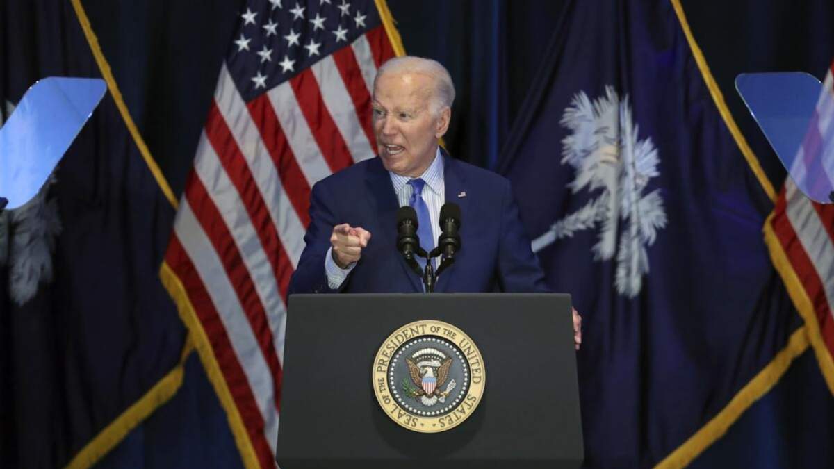 El presidente Joe Biden habla en la celebración First in the Nation realizada por el Partido Demócrata de Carolina del Sur en el State Fairgrounds, el sábado 27 de enero de 2024, en Columbia, Carolina del Sur