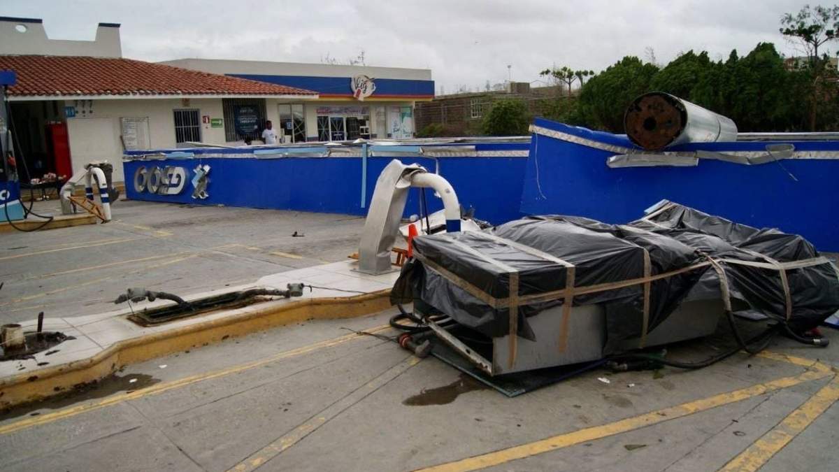 El municipio de Santa María Tonameca fue uno de los más afectados por el paso del huracán Ágatha