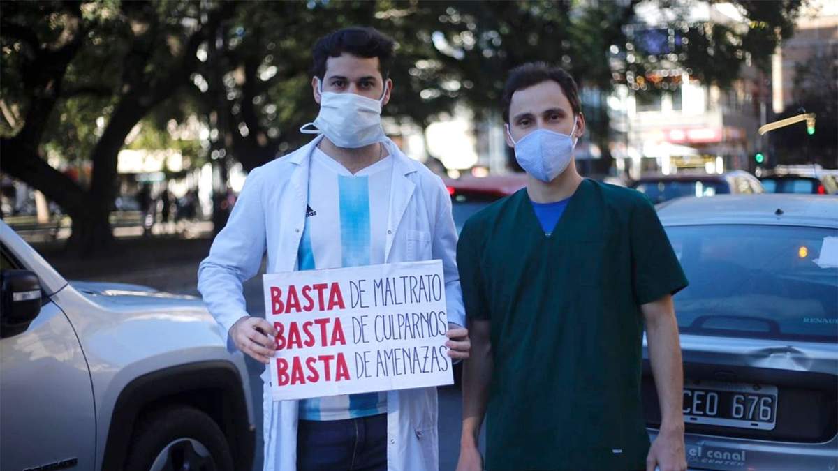 Médicos autoconvocados. Fuente: (Twitter)