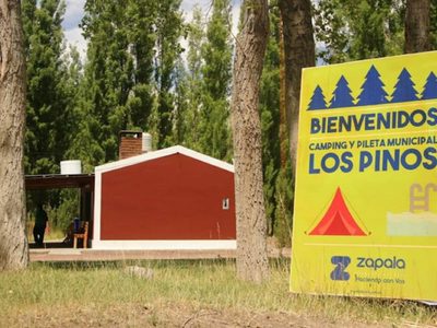 El camping municipal de Zapala recibe a turistas que transitan por la ciudad