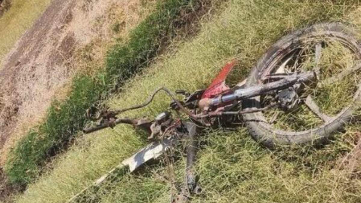 Parte de moto afectada