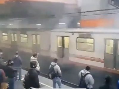 Humo cubre la estación Pantitlán del Metro; fue sistema de frenado