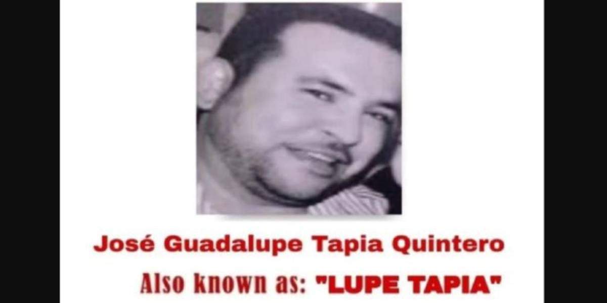 José Guadalupe "Lupe" Tapia, presunto operador logístico de El Mayo