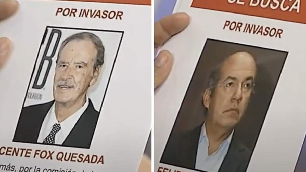Diosdado Cabello presentó en televisión los carteles contra los expresidentes mexicanos