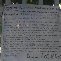 Narcomanta colgada afuera de una casilla retrasa votación en Cancún
