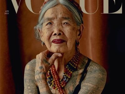 La tatuadora indígena filipina “Batok” será la modelo más longeva en posar para Vogue