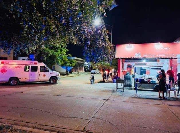 Lugar de la agresión contra policías de Mazatlán