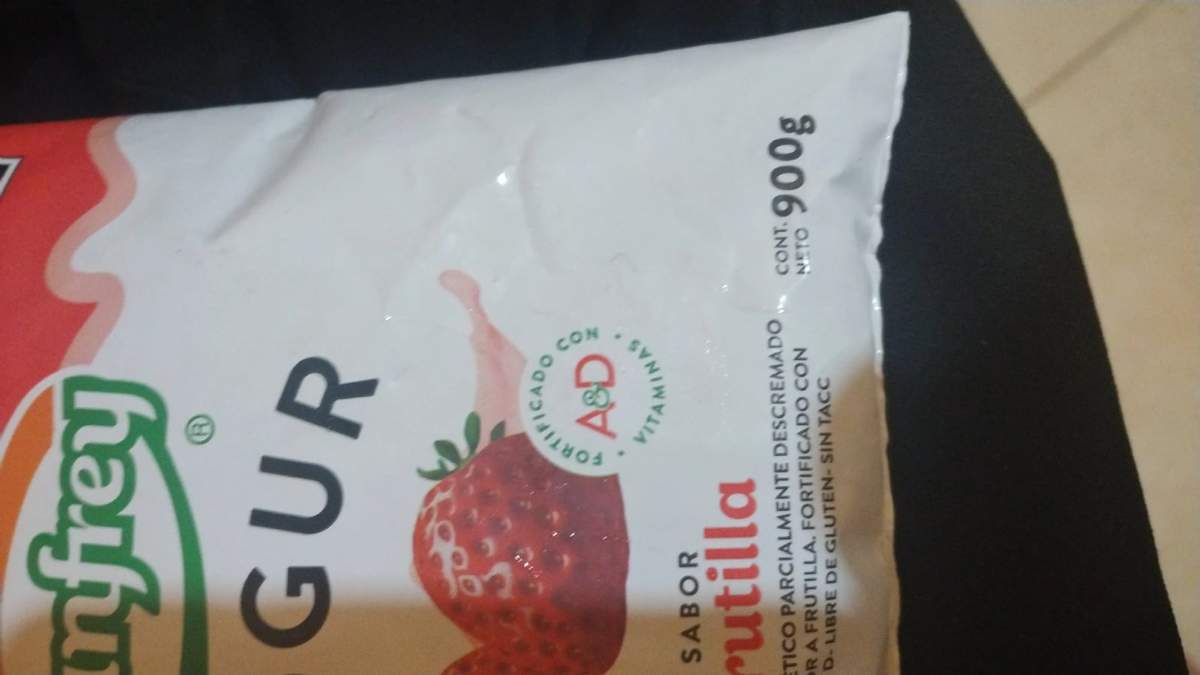 Sachet de yogur. Fuente: (X)