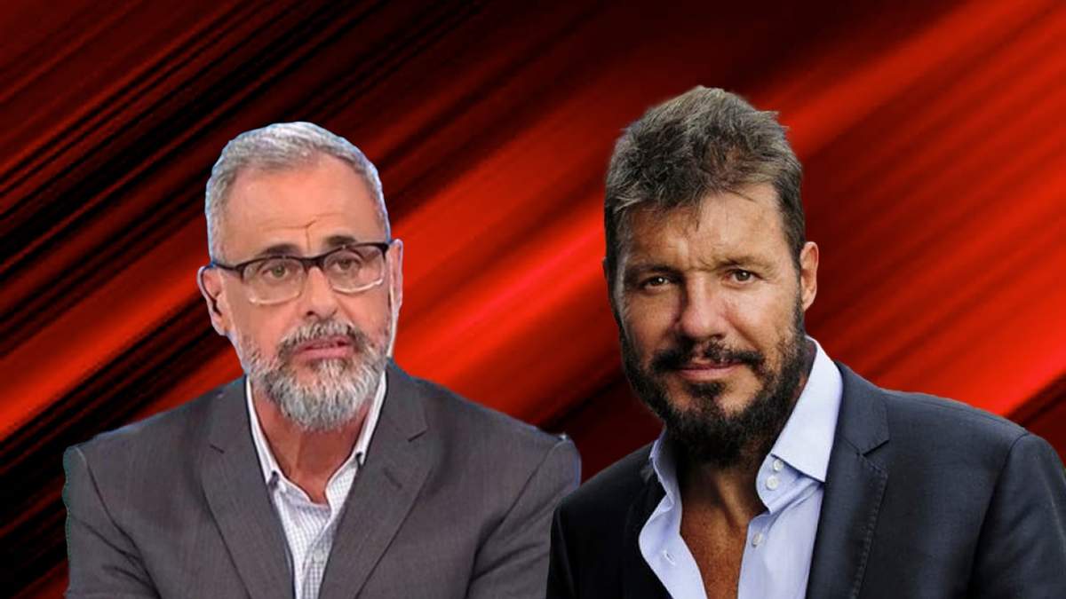 Marcelo Tinelli y Jorge Rial. Fuente: (Minuto Neuquén)