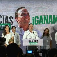Manolo Jiménez presume ventaja de "doble dígito" y triunfo en Coahuila
