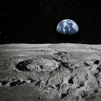 Hallaron las primeras pruebas materiales de que la Luna se originó con escombros de la Tierra