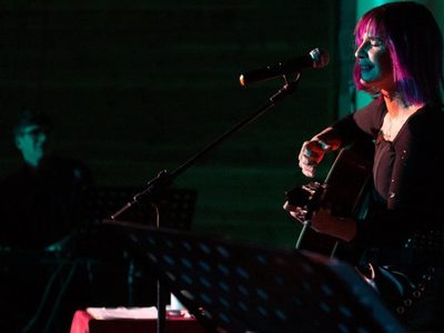De gira por Neuquén, Fabiana Cantilo tocó con músicos locales
