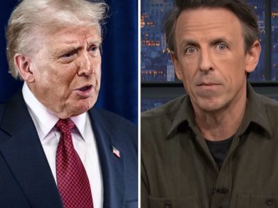 Trump exige a NBC que despida al presentador Seth Meyers por bromear sobre sus vínculos con Epstein