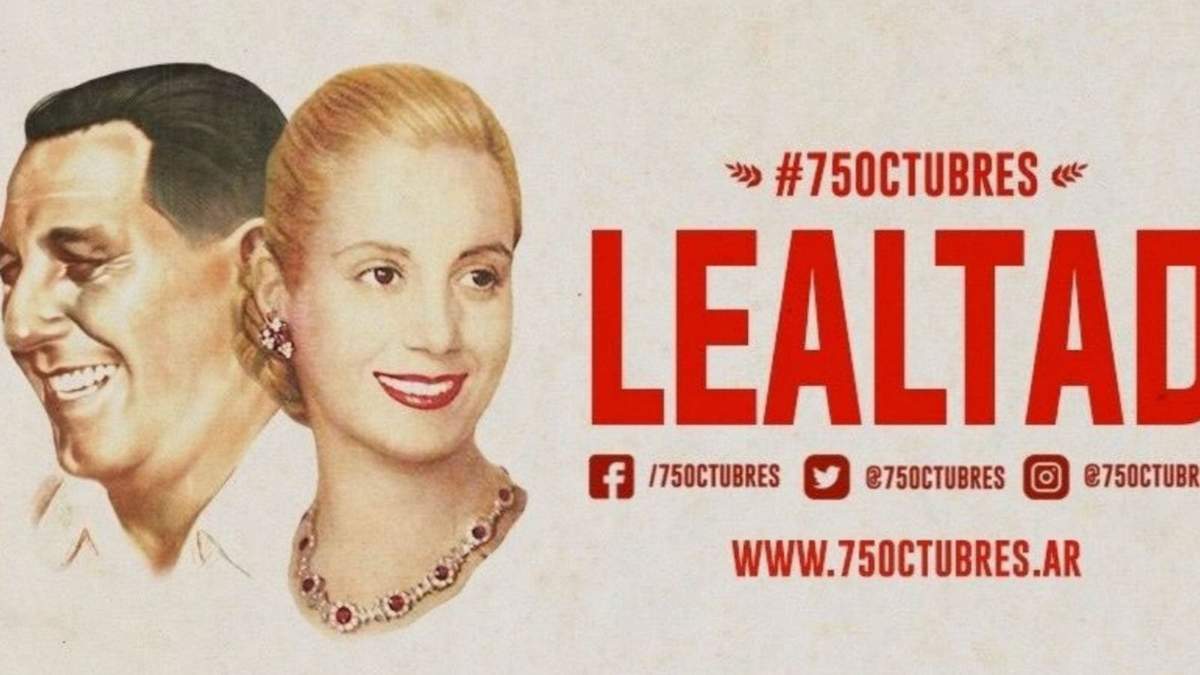 Hoy el peronismo celebrará el Día de la Lealtad. Fuente: (Twitter)