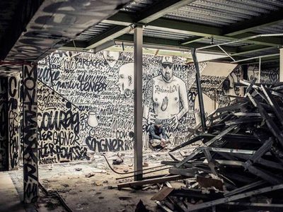 El 'universo sombrío” de Meyers: 25 mil m² de arte urbano a punto de ser destruidos