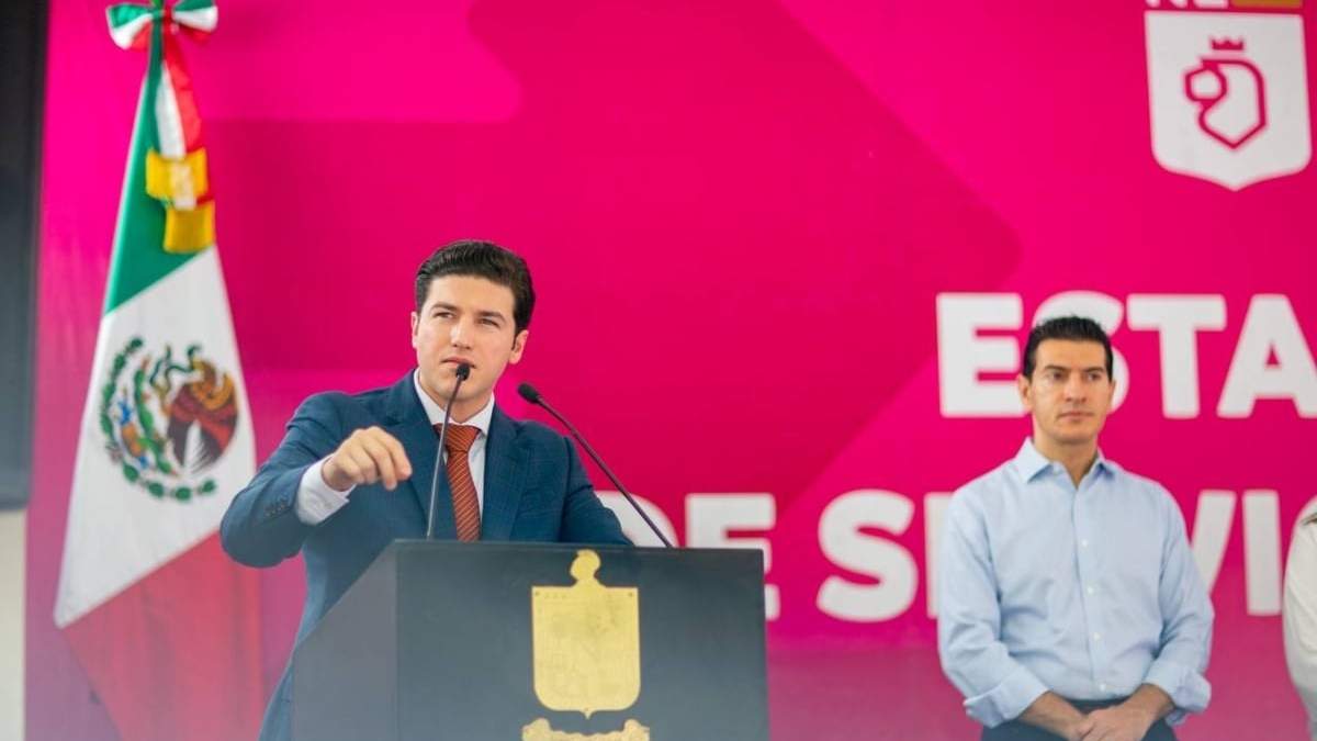 El gobernador de Nuevo León, Samuel García