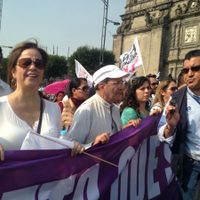 '¡Vamos a la resistencia civil pacífica!”: padre Solalinde en marcha antigasolinazo