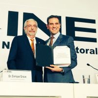 El rector de la UNAM entrega al INE auditoría del PREP que se usará en la jornada del 1 de julio