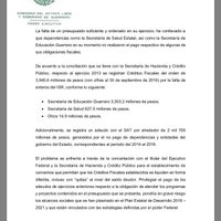 Rechaza Astudillo que busque usar recursos para solventar desvíos de sus antecesores