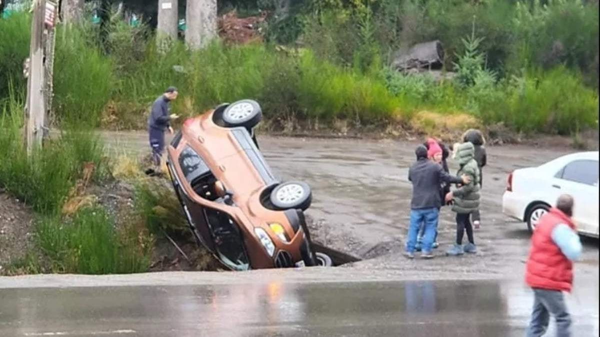 Afortunadamente no hubo heridos ni daños de consideración. Fuente: (Diario Andino)