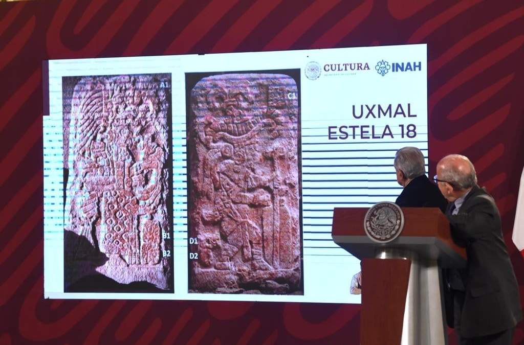 Estela dual, hallazgo inédito