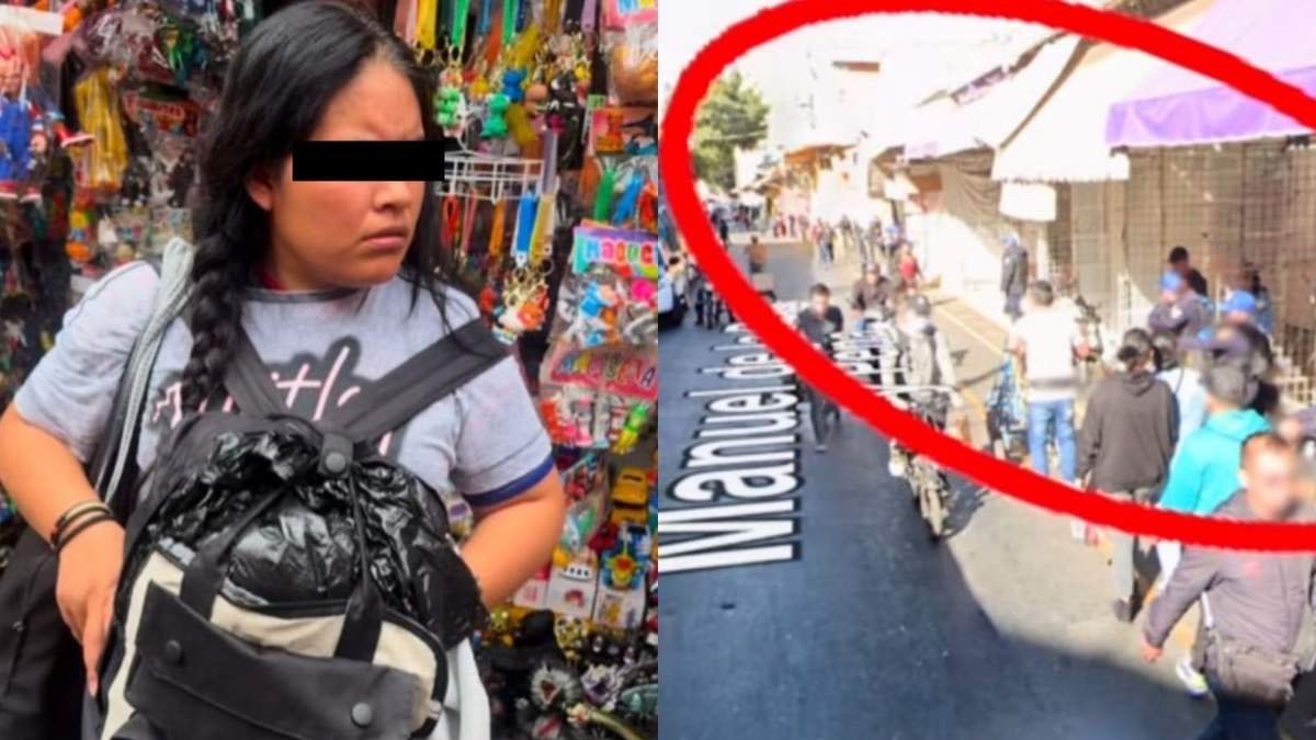 El videos muestra cómo operan delincuentes de los robos colectivos al acecho de peatones distraídos.