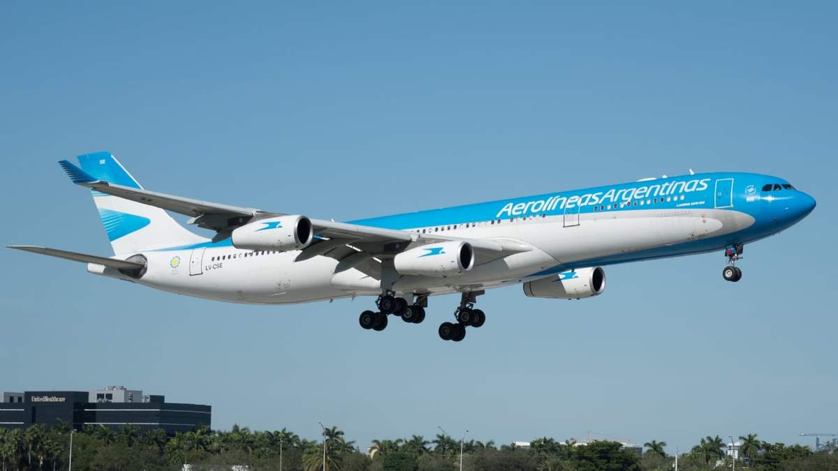 Aerolíneas Argentinas. Fuente: (Twitter)