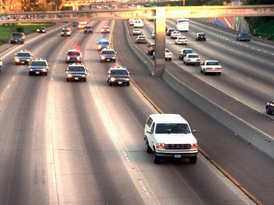 El reporte original de la lenta persecución de O. J.  Simpson