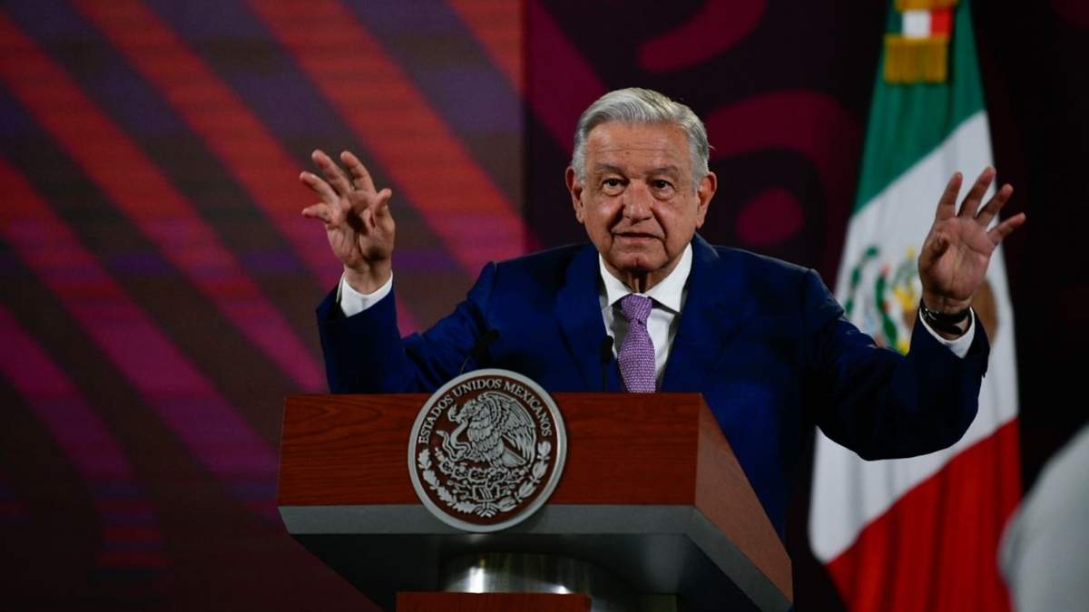 El presidente Andrés Manuel López Obrador en la mañanera del 11 de abril 2024