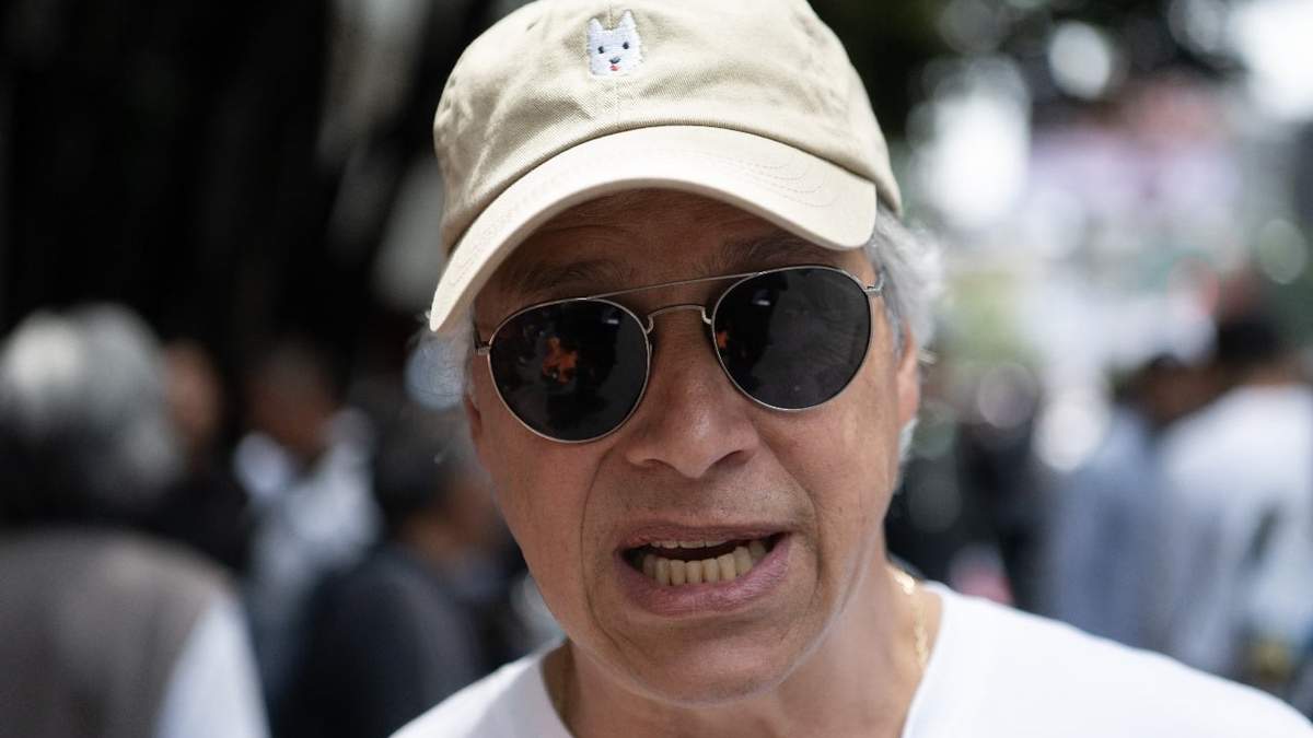 Claudio X. González en la marcha de Alessandra Rojo de la Vega