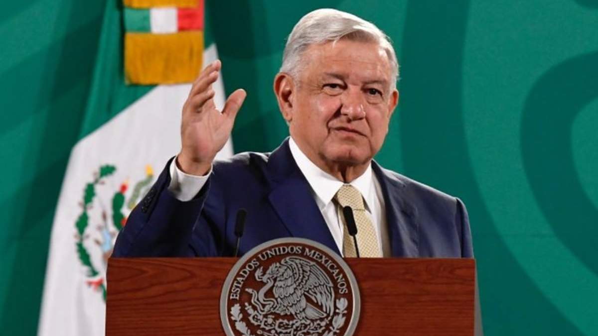 El presidente Andrés Manuel López Obrador desde Palacio Nacional
