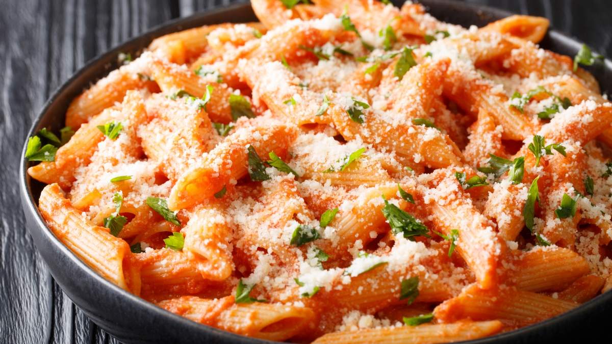Pastas rápidas con verduras. Fuente: (X)