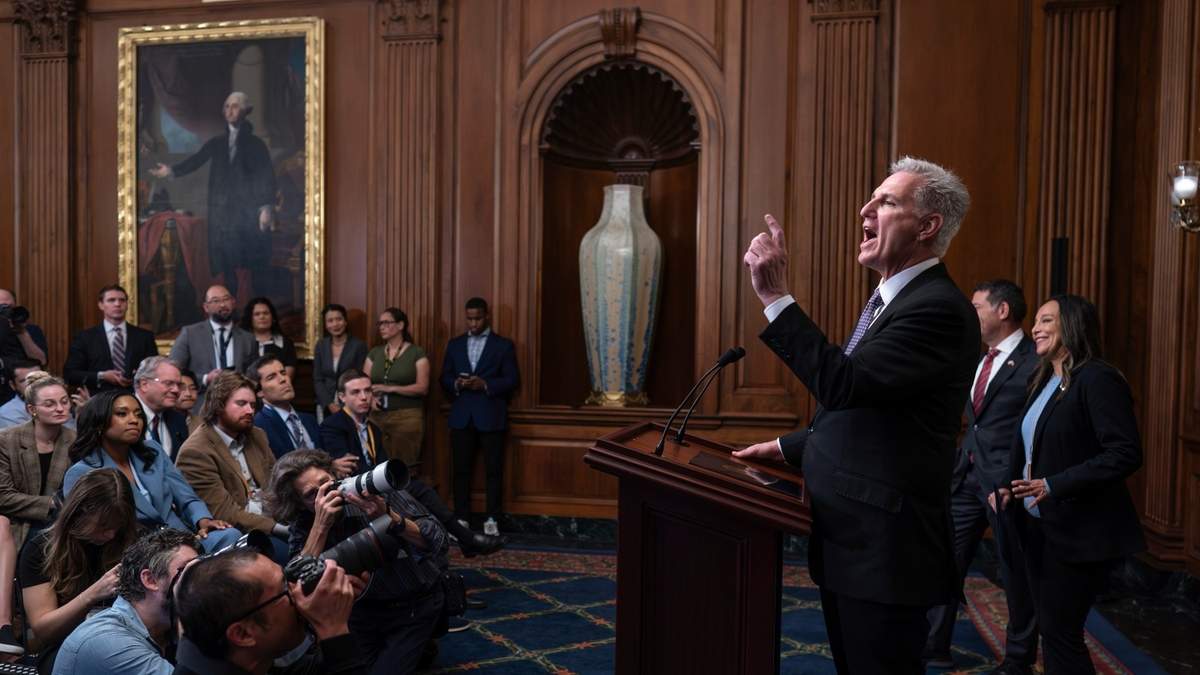 El presidente de la Cámara de Representantes, el republicano Kevin McCarthy