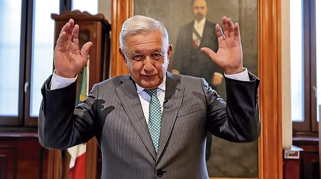 El presidente López Obrador