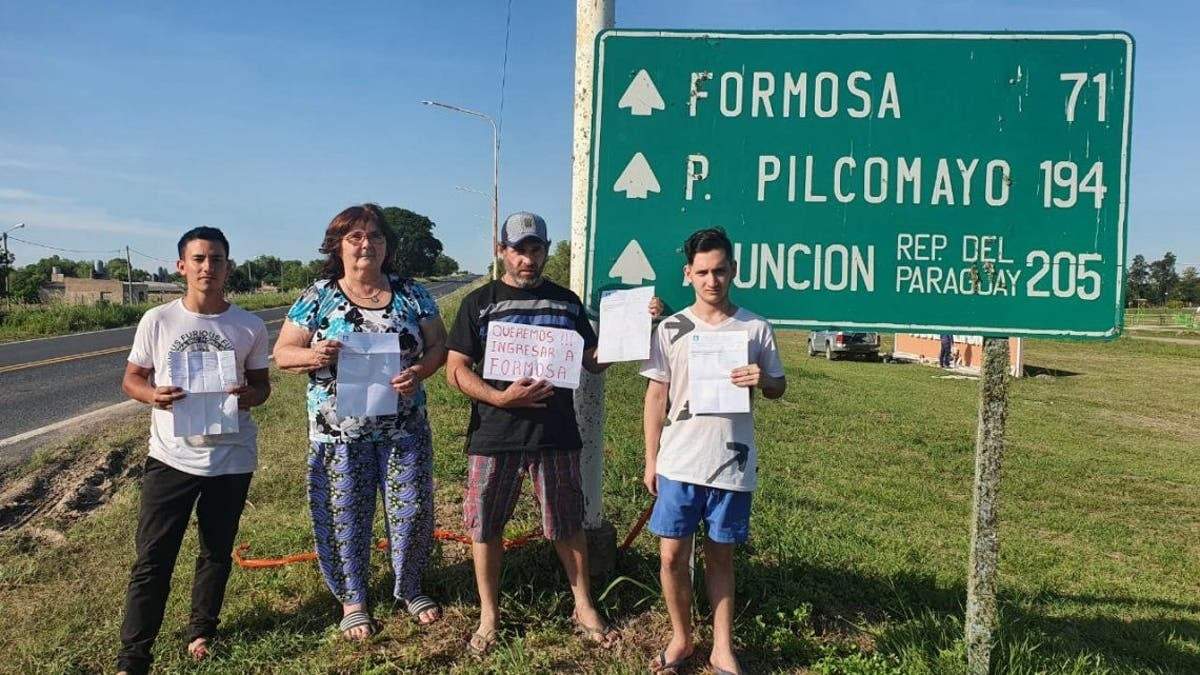 Varados en Formosa. Fuente: (Twitter)