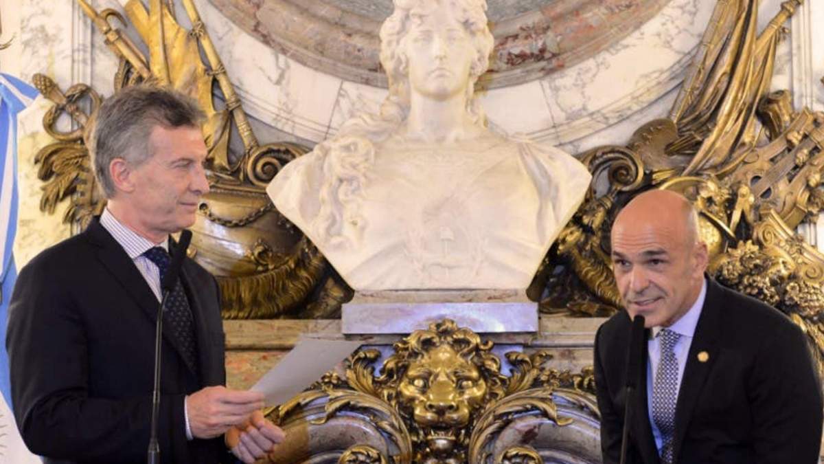 Mauricio Macri y Gustavo Arribas. Fuente: (Twitter)
