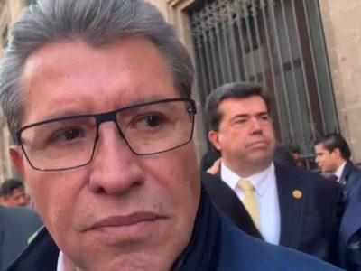 “Para emergencias”, “un aventón”: Monreal y Pedro Haces justifican viajes en helicóptero (Videos)