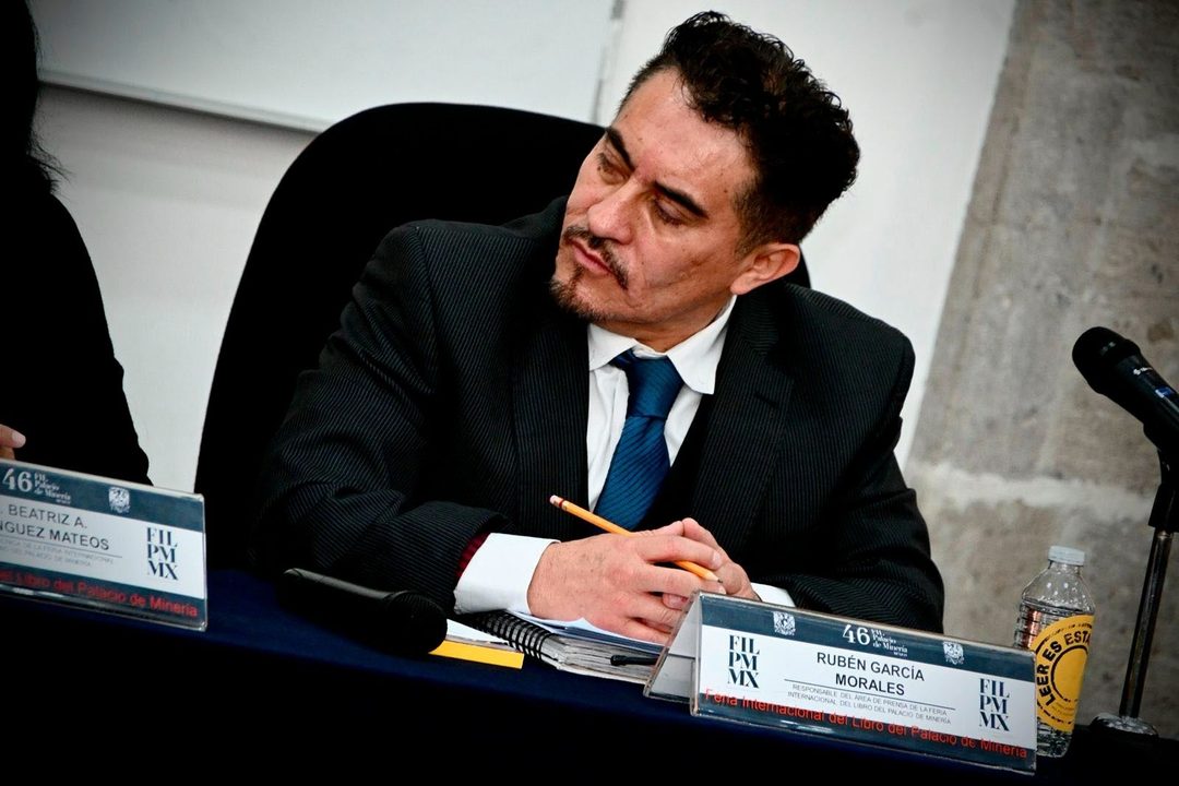 García Morales. Presupuesto congelado. Foto Cortesía FIL Palacio de Minería