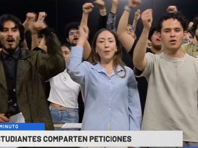 Alumnos irrumpen en Canal Once y denuncian que el IPN está en “decadencia y agoniza”