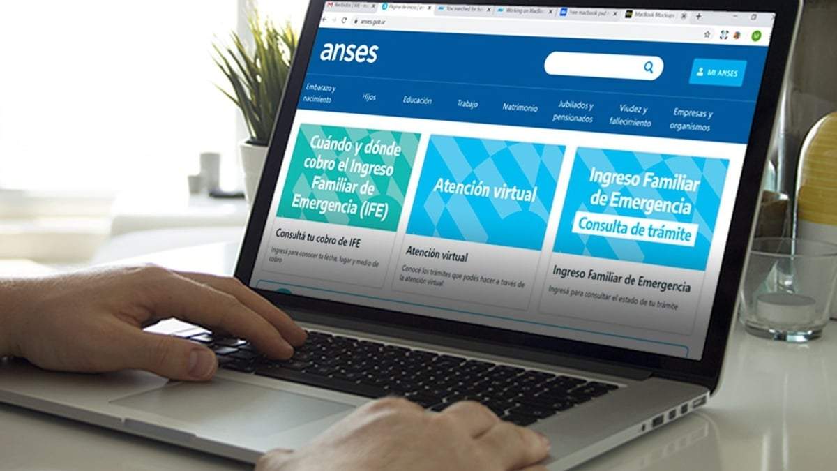 Inscripción online del Ingreso Familiar de Emergencia. Fuente: (Twitter)