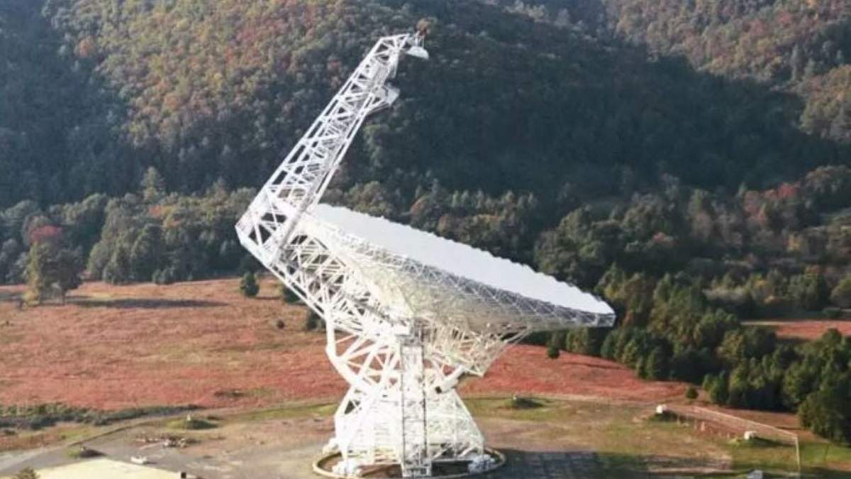 Radiotelescopio de Green Bank, empleado en búsqueda SETI